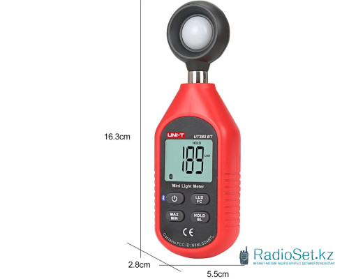 Люксметр UNI-T UT383BT с Bluetooth